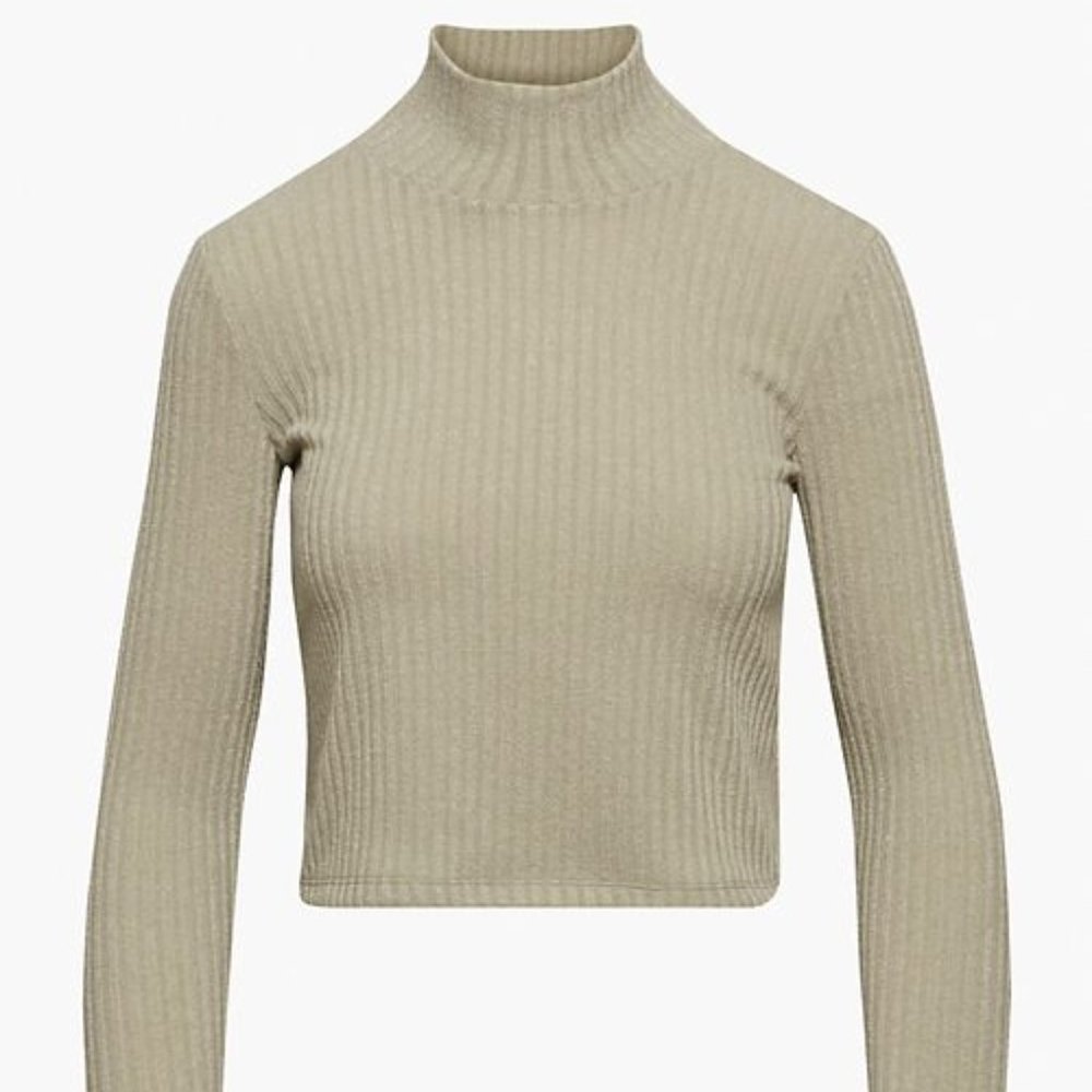 Wilfred Free TAMU TURTLENECK- DRY BASIL GREEN - (Size Medium)